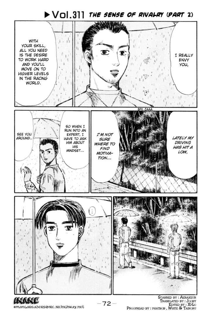Initial D Vol.25 Chapter 311 : The Sense Of Rivalry (Part 2) - Picture 1