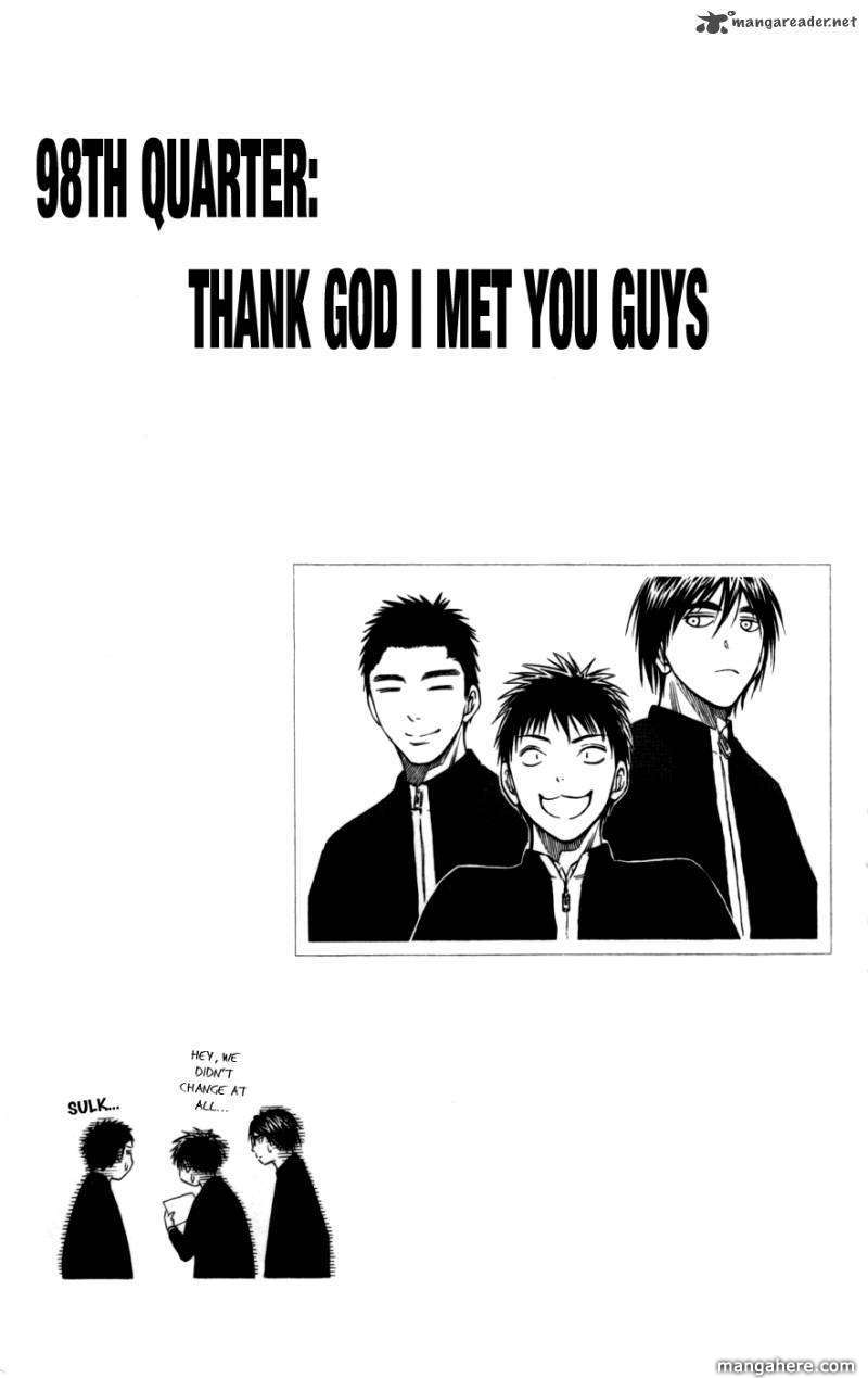 Kuroko No Basket Vol.11 Chapter 098 : Thank God I Met You Guys - Picture 1