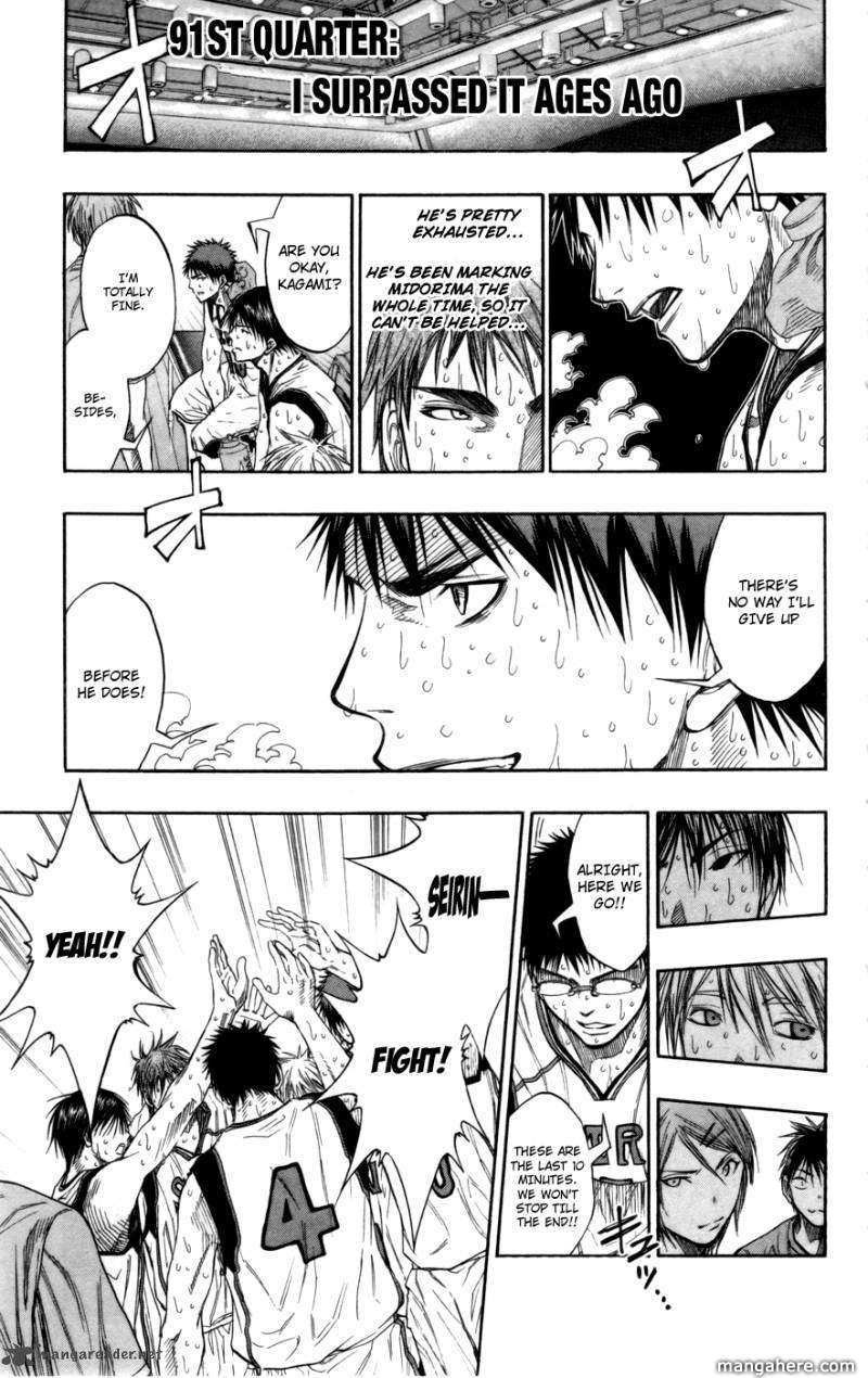Kuroko No Basket Vol.10 Chapter 091 : I Surpassed It Ages Ago - Picture 1
