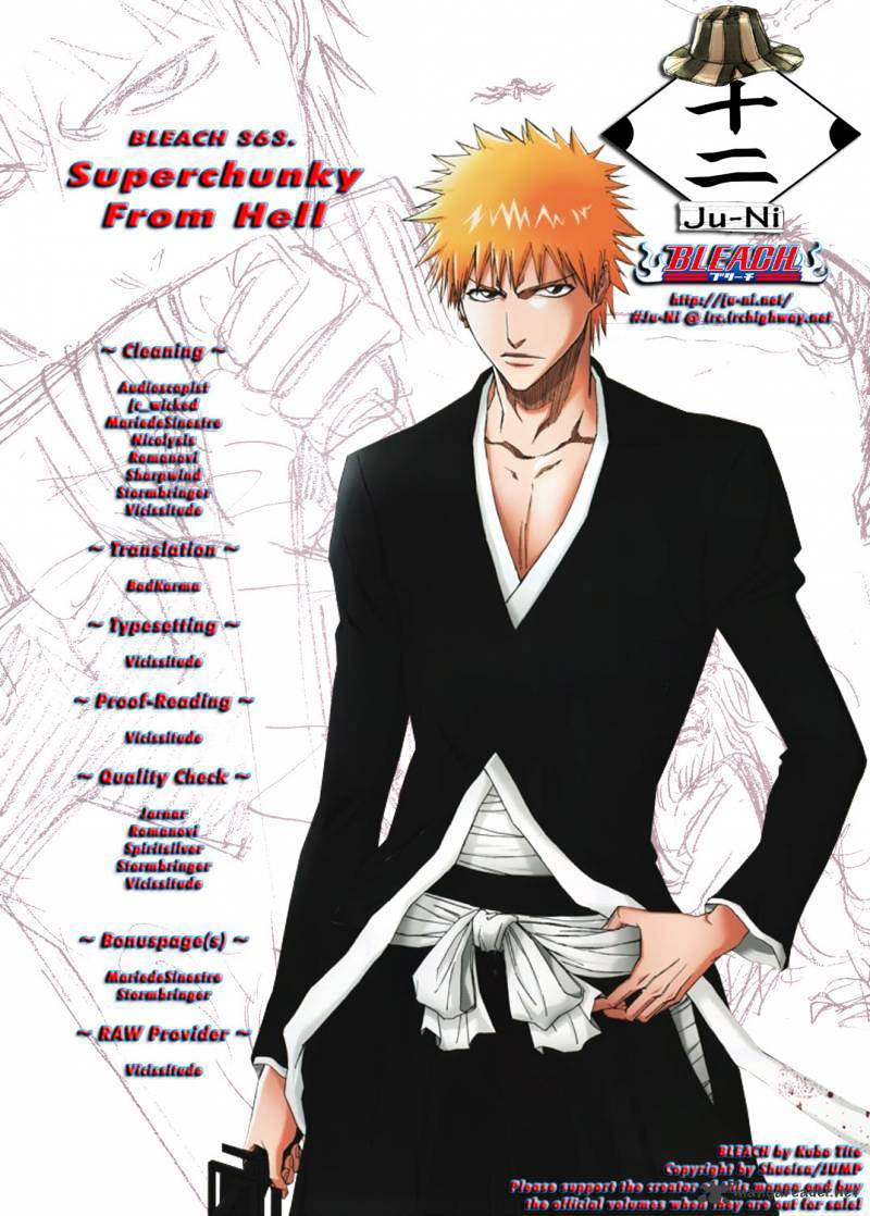 Bleach Chapter 363 : Superchunky From Hell - Picture 1