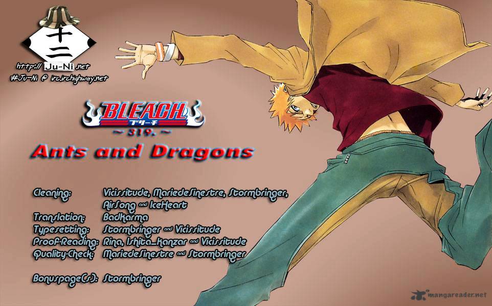 Bleach Chapter 319 : Ants And Dragons - Picture 1