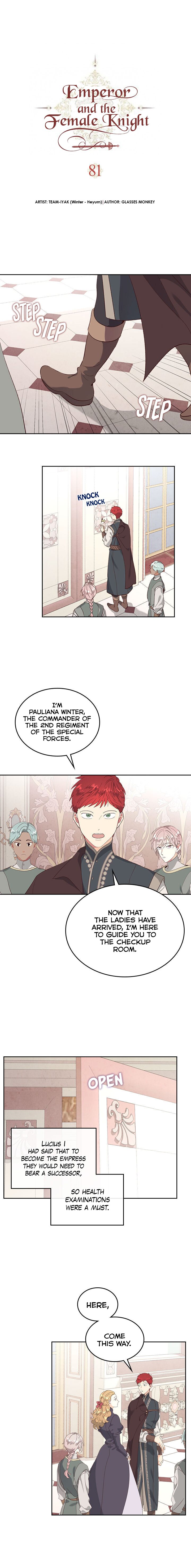 Emperor And The Female Knight Chapter 81 - Picture 2