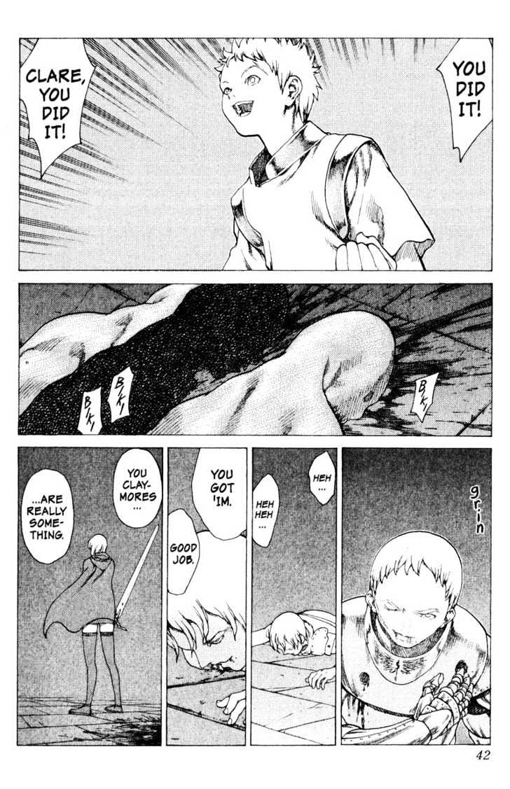 Claymore Vol.3 Chapter 11 : Darkness In Paradise, Part 7 - Picture 3