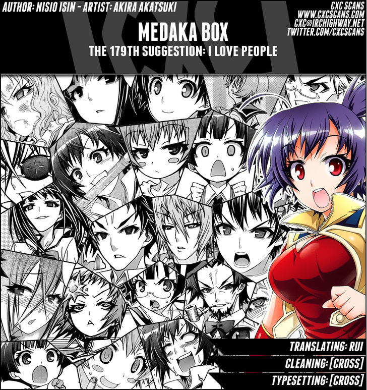 Medaka Box Vol.21 Chapter 179 : I Love People - Picture 1