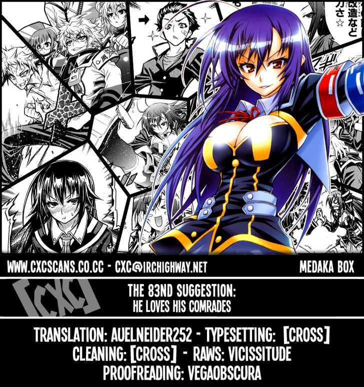 Medaka Box Vol.10 Chapter 83 : He Loves His Comrades - Picture 1