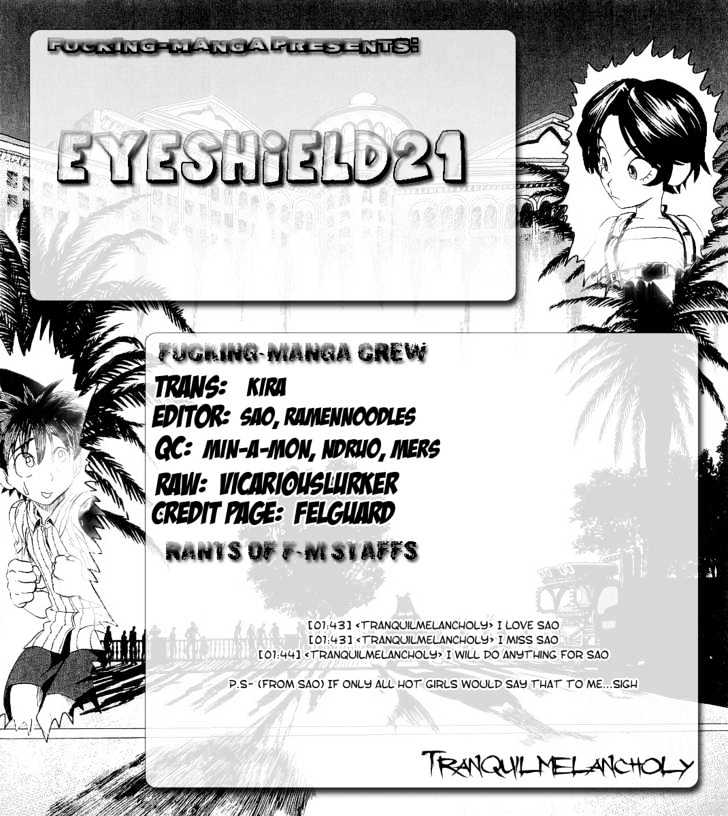 Eyeshield 21 Chapter 152 : The Red-Eyed Ace - Picture 1