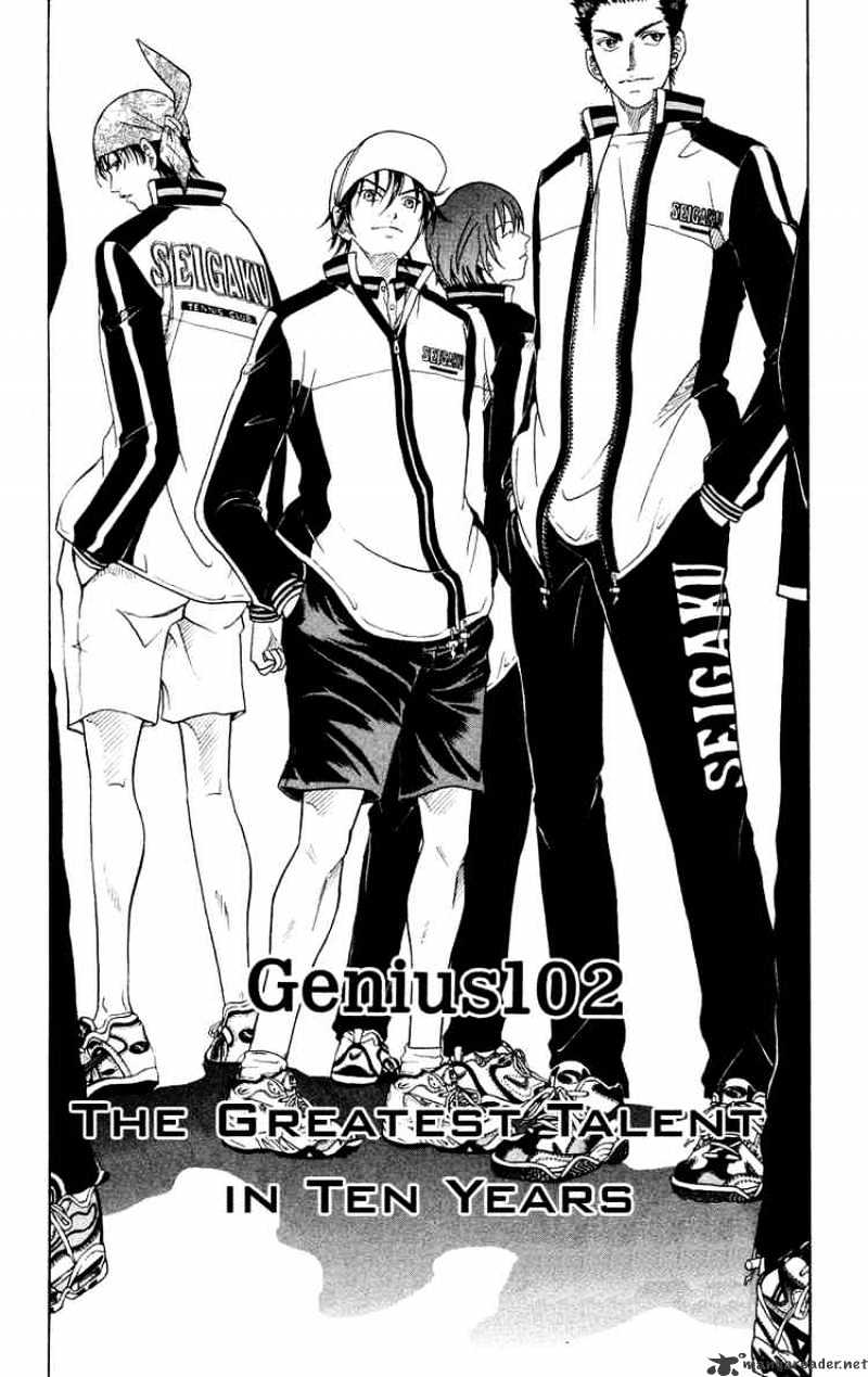 Prince Of Tennis Chapter 102 : The Greatest Talent In 10 Years - Picture 2