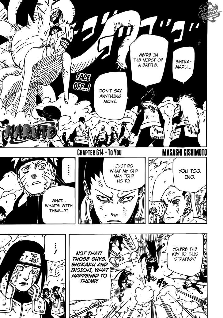 Naruto Vol.64 Chapter 614 : To You - Picture 1