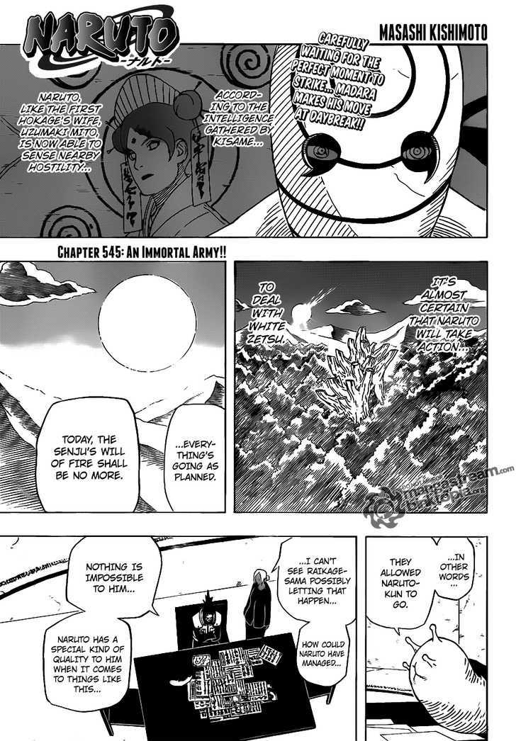 Naruto Vol.58 Chapter 545 : An Immortal Army!! - Picture 1