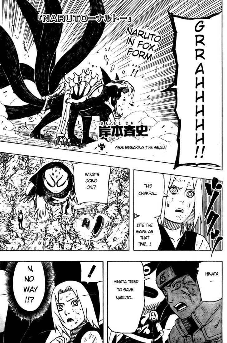 Naruto Vol.47 Chapter 438 : Breaking The Seal - Picture 1