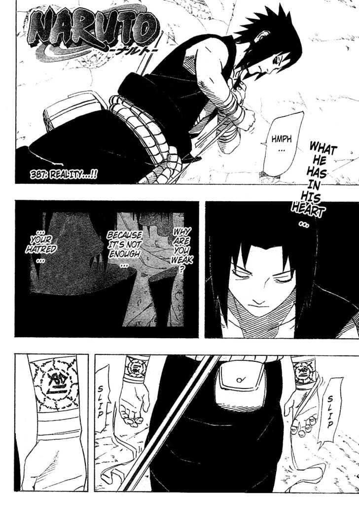 Naruto Vol.42 Chapter 387 : Reality...!! - Picture 3