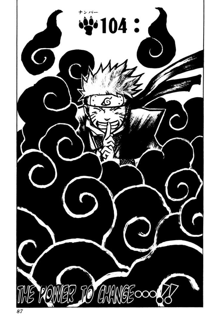Naruto Vol.12 Chapter 104 : The Power To Change - Picture 2