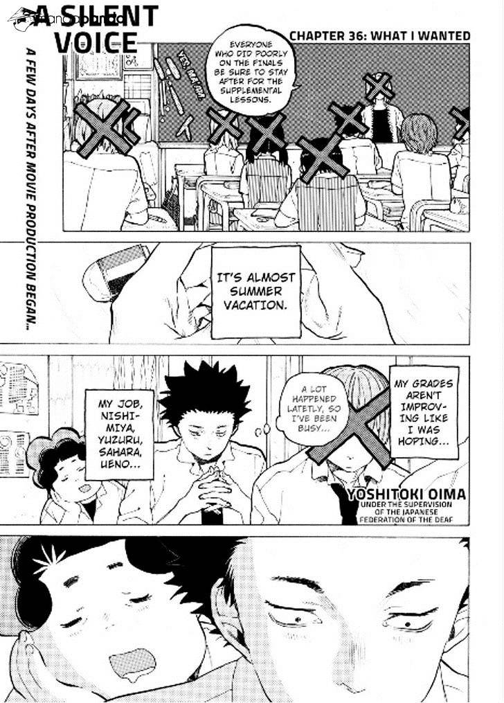 Koe No Katachi - Page 1