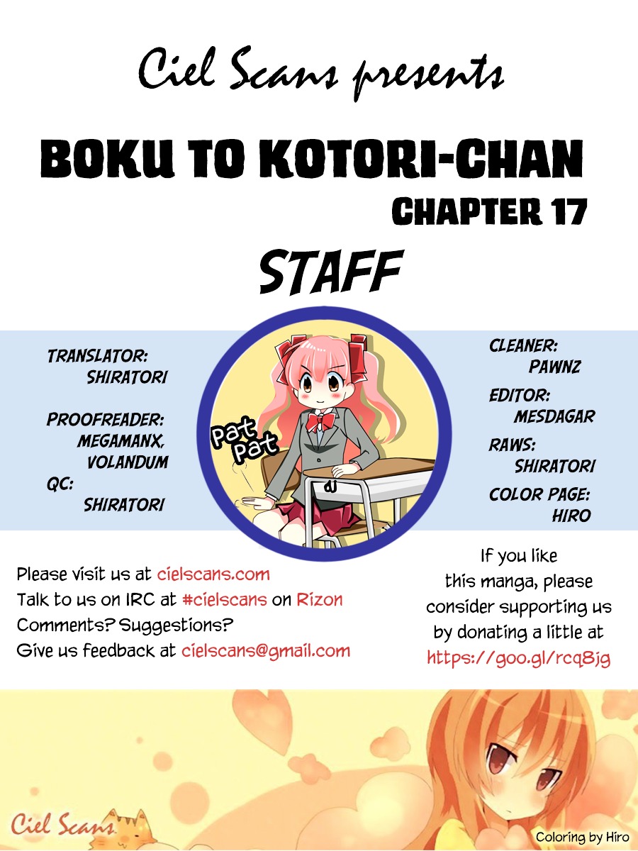 Boku To Kotori-Chan Vol.1 Chapter 17 : [End] - Picture 1