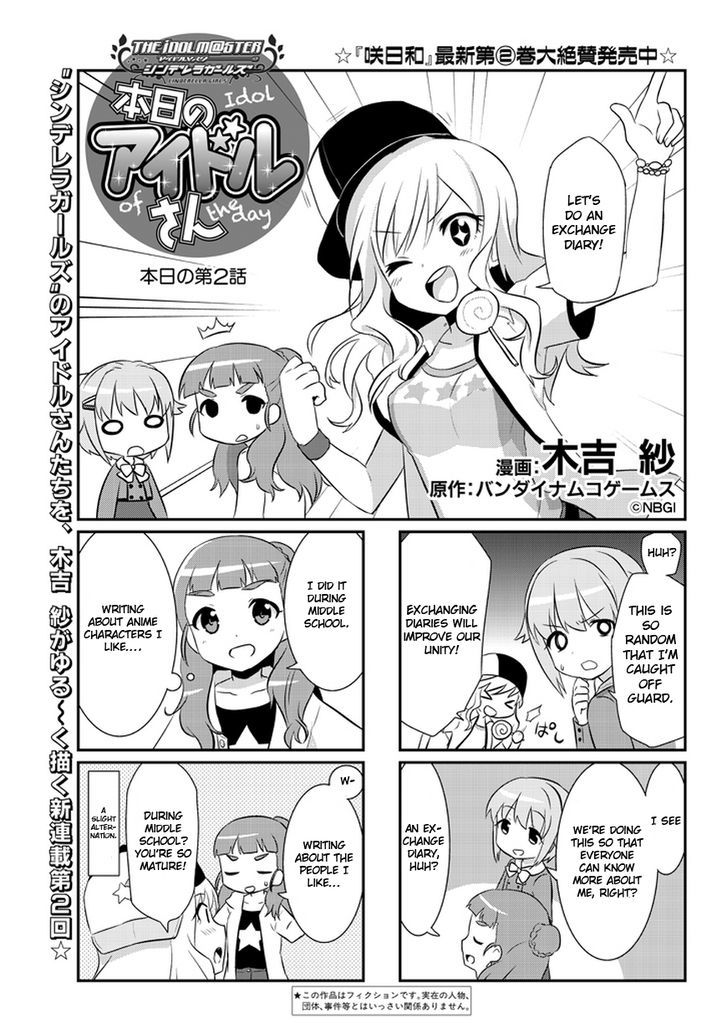 The Idolm@ster: Cinderella Girls - Honjitsu No Idol-San - Page 2