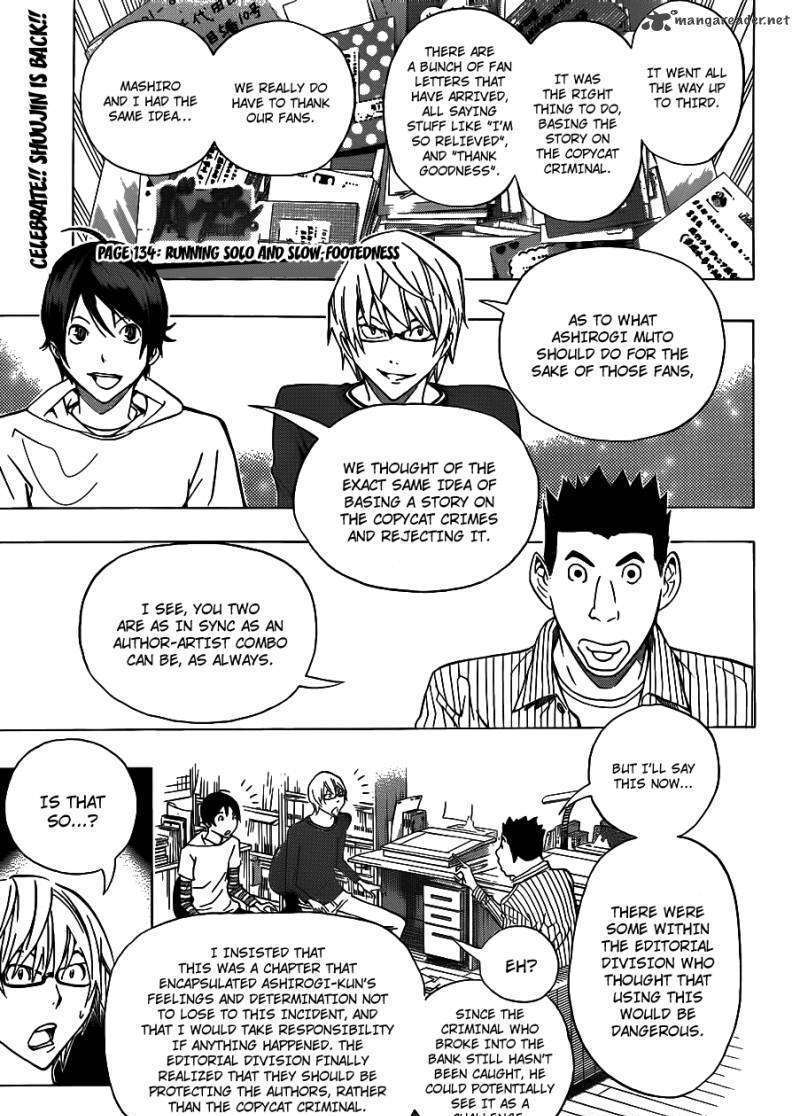 Bakuman Vol.10 Chapter 134 : Running Solo And Slow Footedness - Picture 2