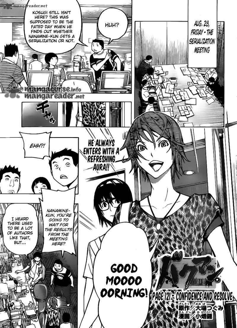 Bakuman Vol.10 Chapter 121 : Self-Confidence And Resolve - Picture 1