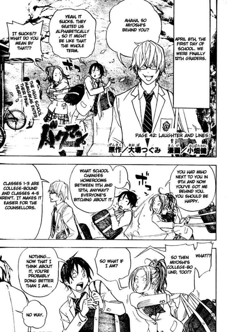 Bakuman Vol.5 Chapter 42 : Laughter And Lines - Picture 1