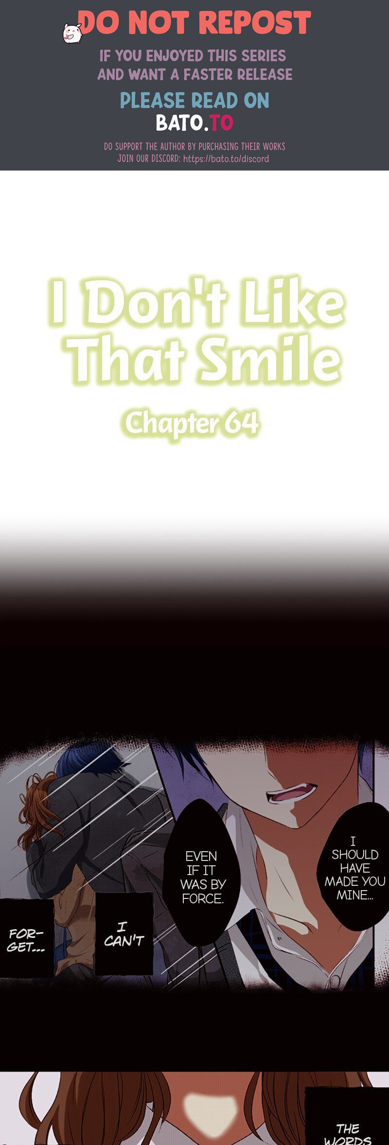 I Don’T Like That Smile Chapter 64 - Picture 1