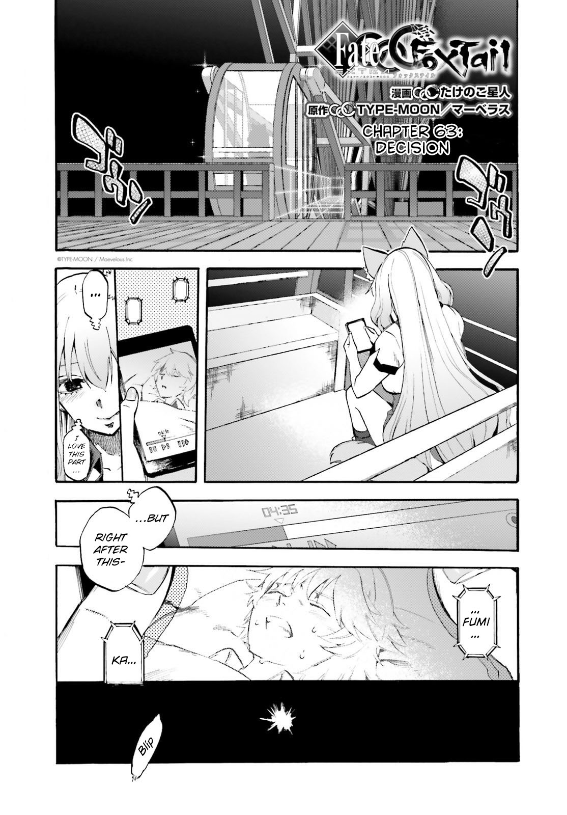 Fate/extra Ccc - Foxtail Chapter 63: Decision - Picture 1