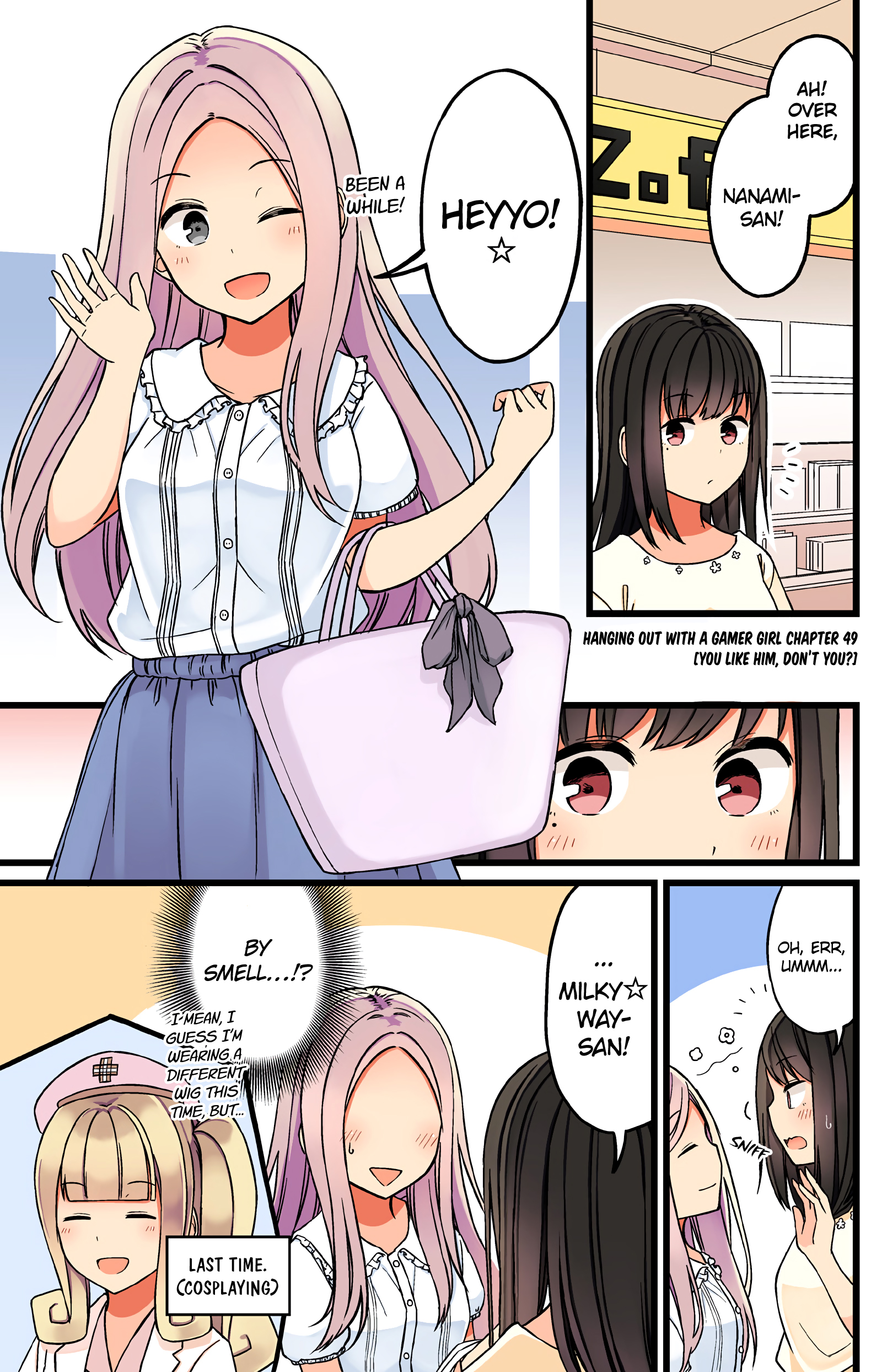 Hanging Out With A Gamer Girl Chapter 49: You Like Him, Don't You? - Picture 1